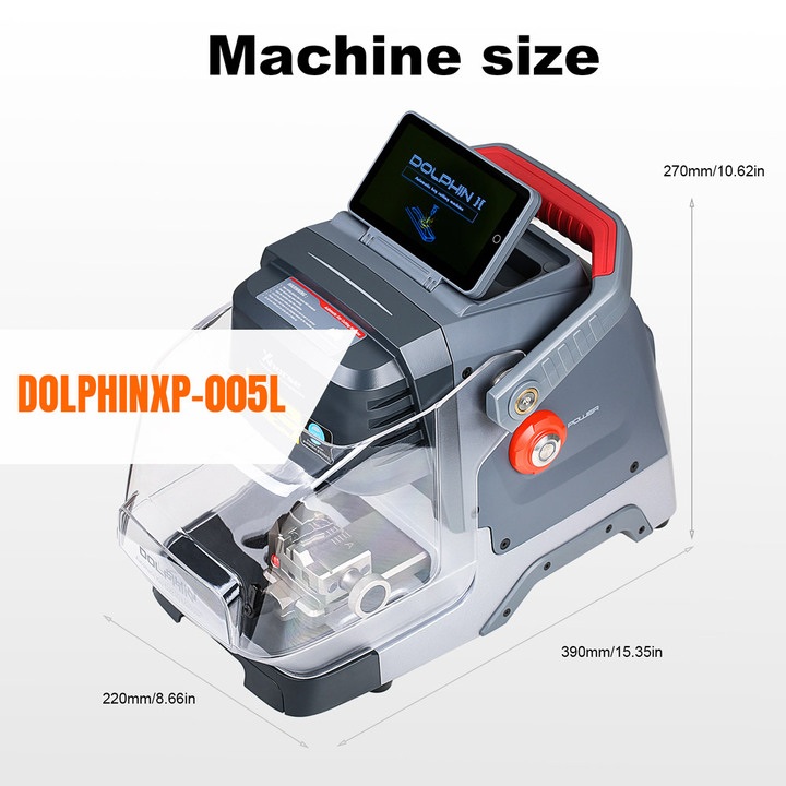 Xhorse Dolphin XP005L Dolphin II Key Cutting Machine with Adjustable Touch Screen