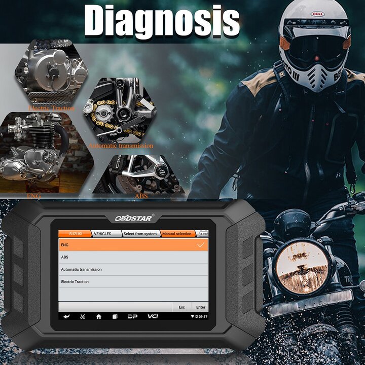 OBDSTAR MS50 Motorcycle Diagnostic Scanner Standard Version