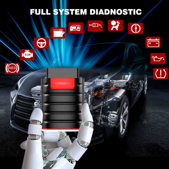 THINKCAR Thinkdiag Full System OBD2 Diagnostic Tool with All Brands License