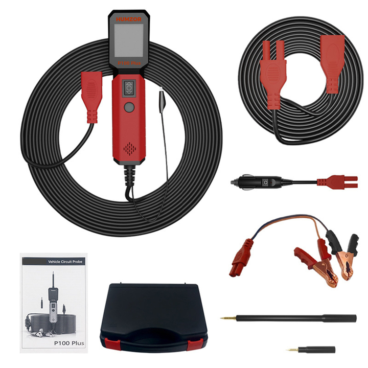 HUMZOR P100 Plus Automotive Circuit Tester Automotive Power Circuit Probe Kit Electrical System Diagnostic Tool