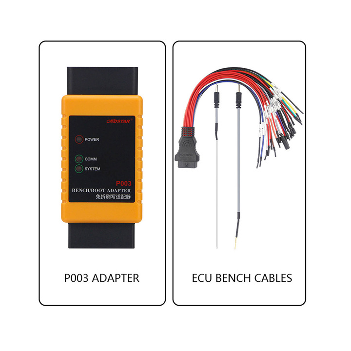 OBDSTAR P003 Adapter with ECU Bench Cables for OBDSTAR X300 DP/ X300 DP PLUS/ DC706/ Key Master DP/ X300 PRO4/ D800