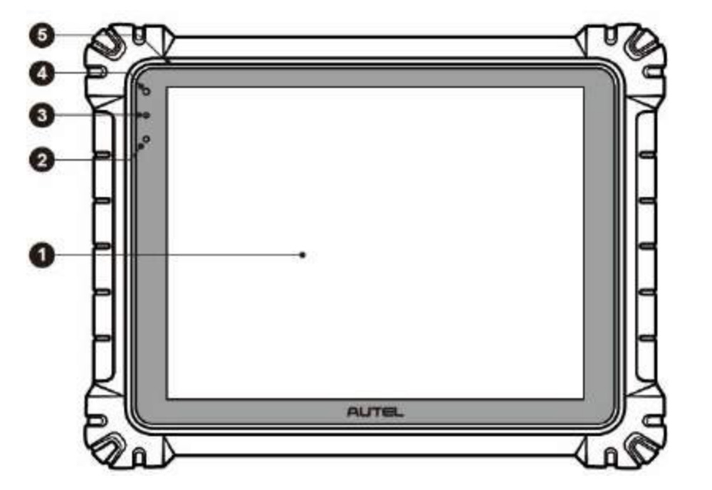 Autel Maxisys Ultra Tablet front display