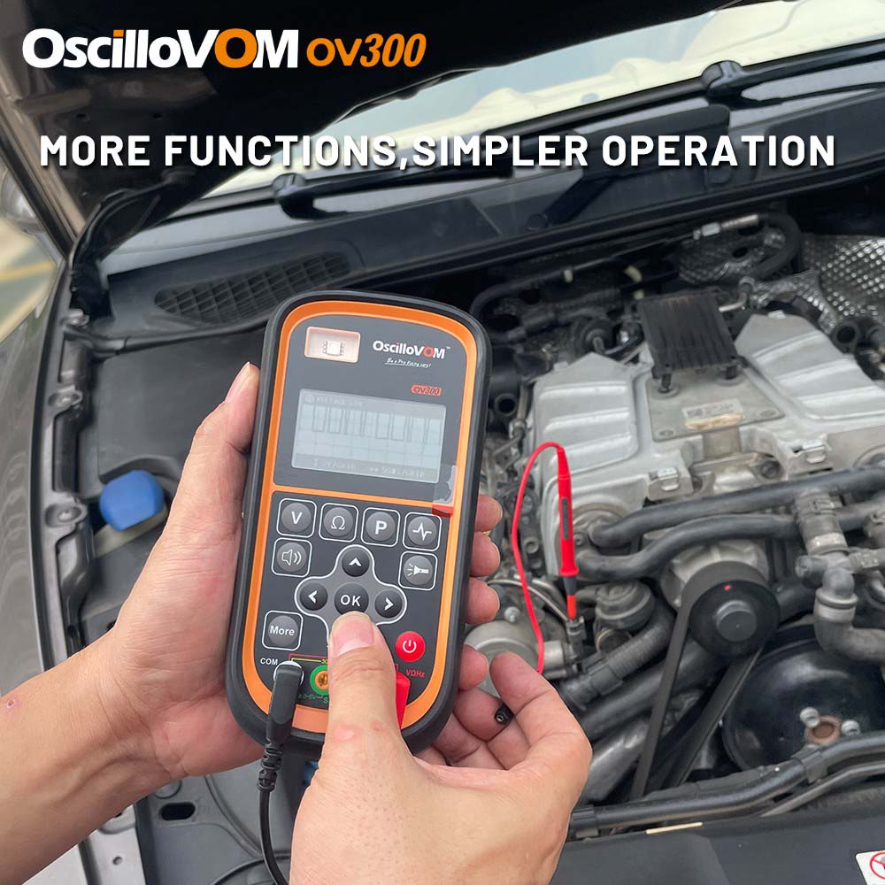 OSCILLOVOM OV300 more functions, simpler operation