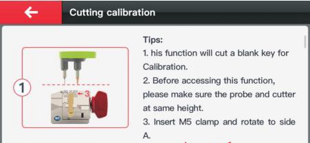 Xhorse Dolphin 2 XP-005L Key Cutter Calibration - Execution and Finalization