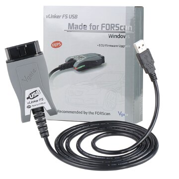 Vgate vLinker FS ELM327 OBDII Diagnostic Tool FORScan USB Interface for Ford Mazda HS/MS-CAN Auto Switch