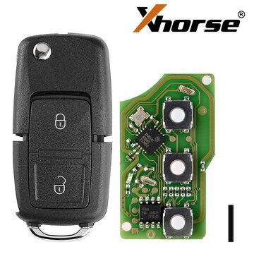 Xhorse XKB508EN Wire Remote Key B5 Style 2 Buttons work with MINI Key Tool/VVDI2 5pcs/lot