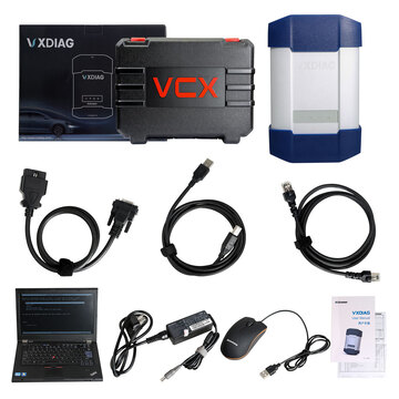 VXDIAG Multi Diagnostic Tool for Full Brands HONDA/GM/VW/FORD/MAZDA/TOYOTA/Subaru/VOLVO/ BMW/BENZ with 2TB HDD & Lenovo T440