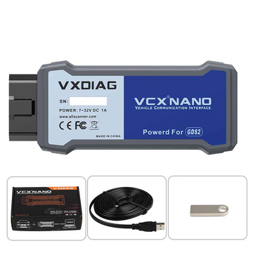VXDIAG VCX NANO for GM OPEL GDS2 V2022.05 Tech2win V16.02.24 Diagnostic Tool USB Version