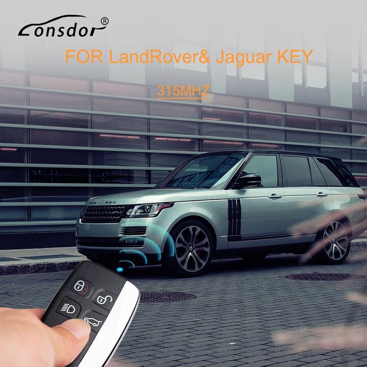 10pcs Lonsdor Specific Smart Key for 2015-2018 Land Rover Jaguar 5 Buttons 315MHz/433MHz