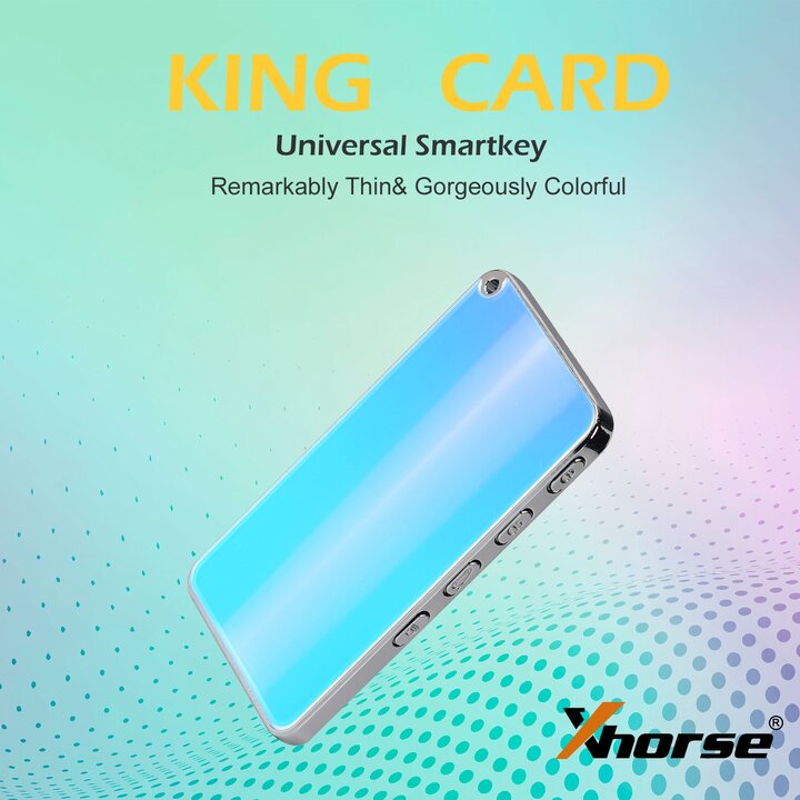 Xhorse XSKC04EN XSKC05EN King Card Key Slimmest Universal Smart Remote 4 Buttons Key