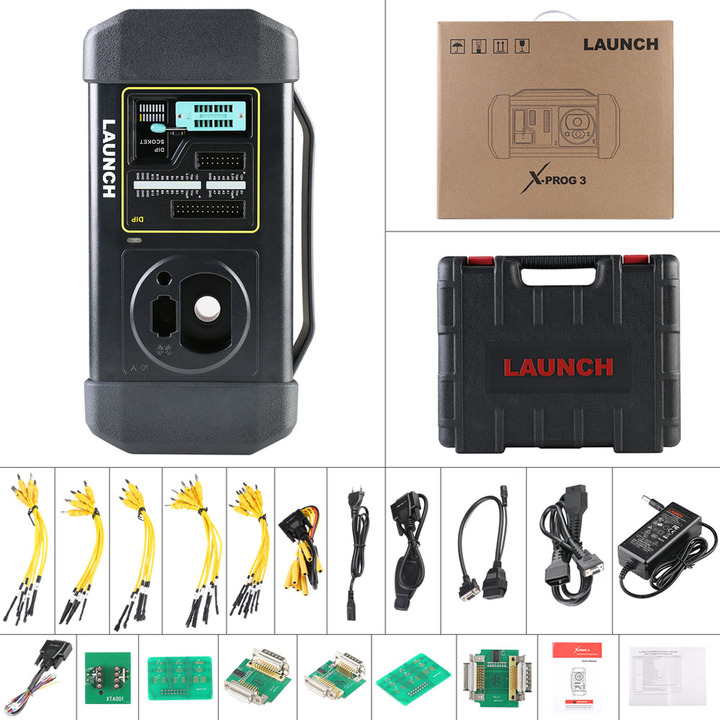 Launch X431 PAD VII Full System Diagnostic Tool with G-III X-PROG3 Programmer