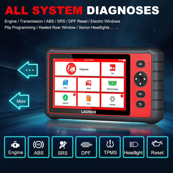 2023 LAUNCH X431 CRP909E Full system OBD2 Car Diagnostic Scanner