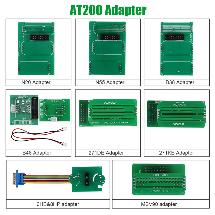 FC200 AT200 New Adapters Set No Need Disassembly including 6HP & 8HP / MSV90 / N55 / N20 / B48/ B58/ B38 etc