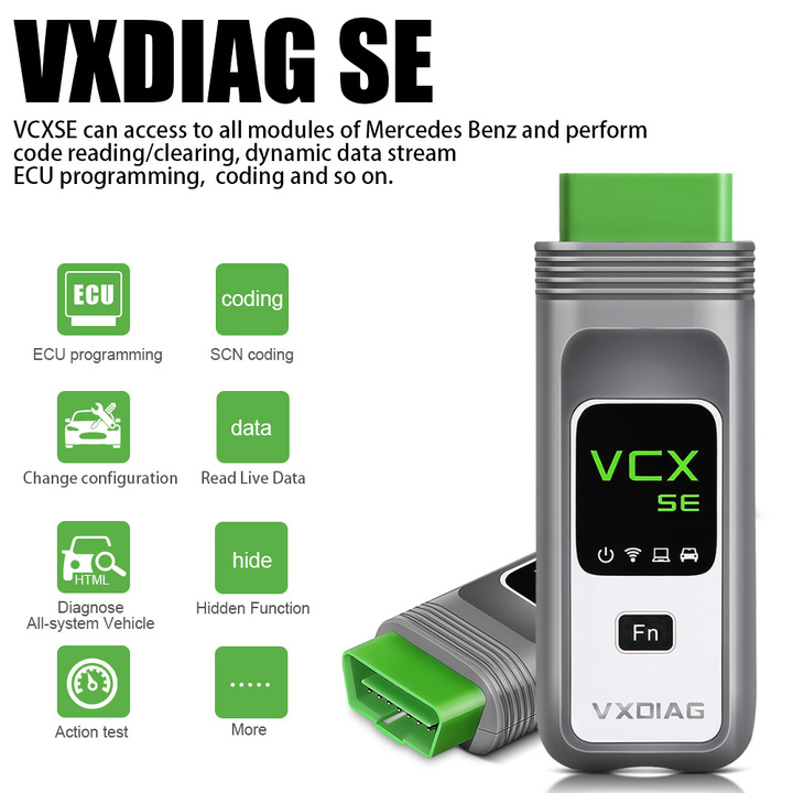 VXDIAG VCX SE for Benz V2023.6 Support Offline Coding and Doip Open Donet License for Free