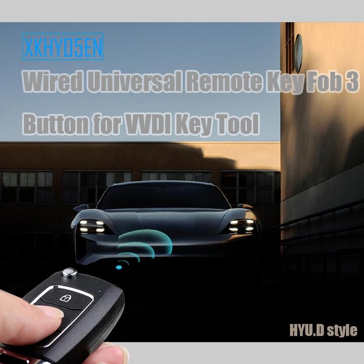 Xhorse XKHY05EN Wire Remote Key Hyundai 3 Buttons English 5pcs/lot