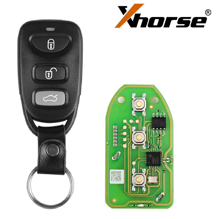 Xhorse XKHY01EN Wire Remote Key Hyundai 3+1 Buttons English Version 5pcs/lot