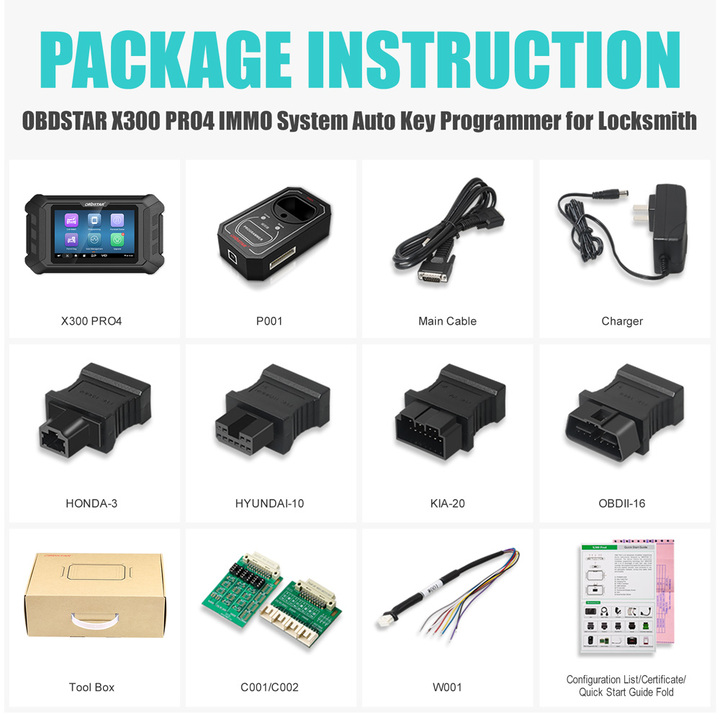 OBDSTAR X300 PRO4 Key Master 5 Full Version Auto Key Programmer Immobilizer Tool