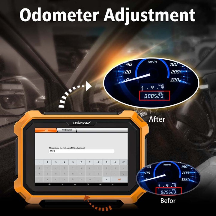 OBDSTAR X300 DP Plus C Package Full Configuration Get Free P004 Kit and FCA 12+8 Adapter