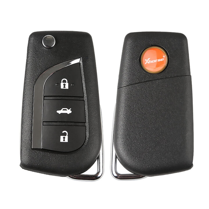 Xhorse Toyota Style Wireless Universal Remote Key 3 Buttons XN008 for VVDI Key Tool 5pcs/lot