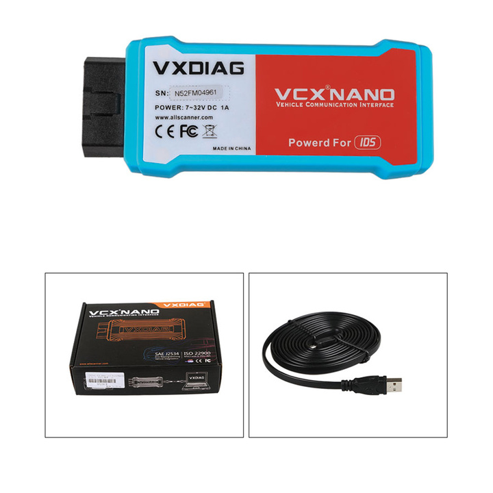VXDIAG VCX Nano Compatible for Ford/Mazda 2 in 1 Diagnostic Tool