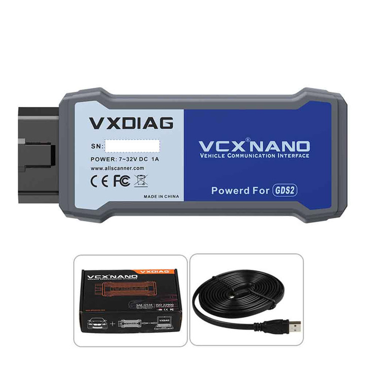 VXDIAG VCX NANO for GM OPEL GDS2 V2022.05 Tech2win V16.02.24 Diagnostic Tool USB Version