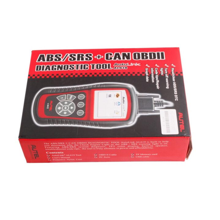Autel AutoLink AL619 ABS / SRS OBDII CAN Diagnostic Tool