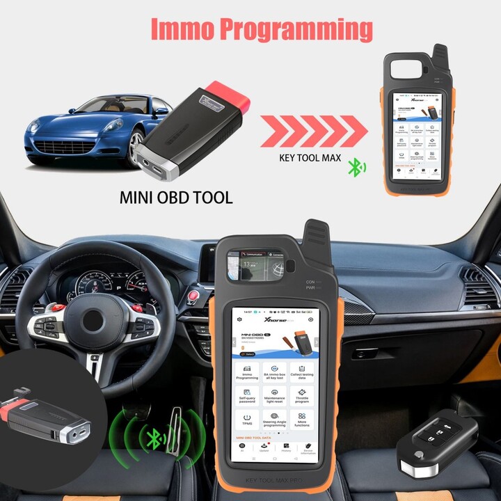 Xhorse VVDI MINI OBD Tool Bluetooth Works with Key Tool Max or Mobile Phone