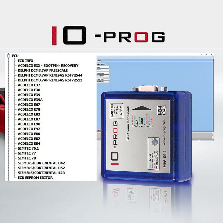 IO-PROG Terminal Multi Tool for OPEL GM BCM ECU EPS TCM Full Version