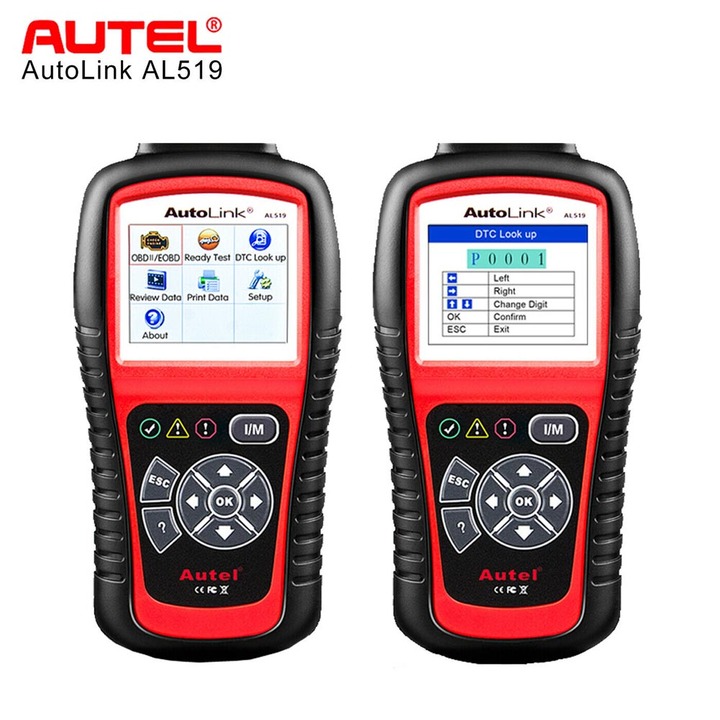 Autel AutoLink AL519 OBDII EOBD & CAN Scan Tool Free Online Update