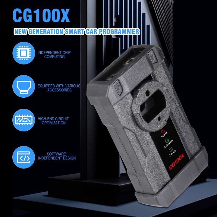 CGDI CG100X New Generation Programmer for Airbag Reset ,Mileage Adjustment and Chip Reading, Support MQB
