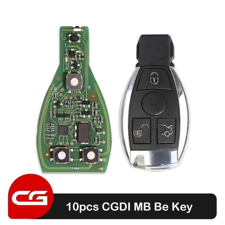 10pcs CGDI MB Be Key V1.3 with Smart Key Shell 3 Button for Mercedes Benz Get 10 Free Tokens for CGDI MB