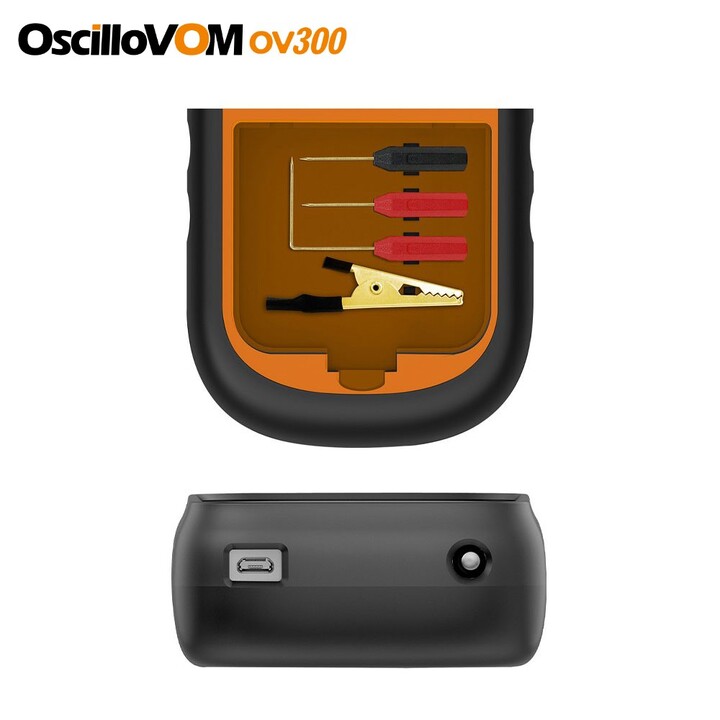 2023 OSCILLOVOM OV300 Handheld 2 in 1 Digital Oscilloscope and Multimeter Tool