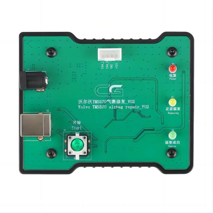 CG Volvo TMS570 OBD Airbag Reset Tool Airbag ECU Reset Clear the Collision Memory No Welding Without Opening the Cover