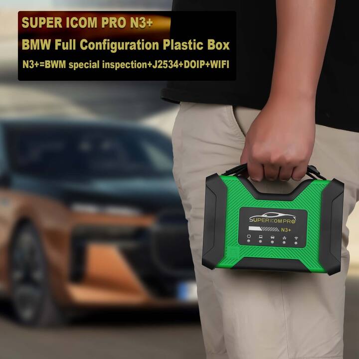 [Plastic Box] 2023 Super ICOM PRO N3+ BMW Full Configuration,Supports DoIP J2534, Compatible with Original BMW ICOM Software