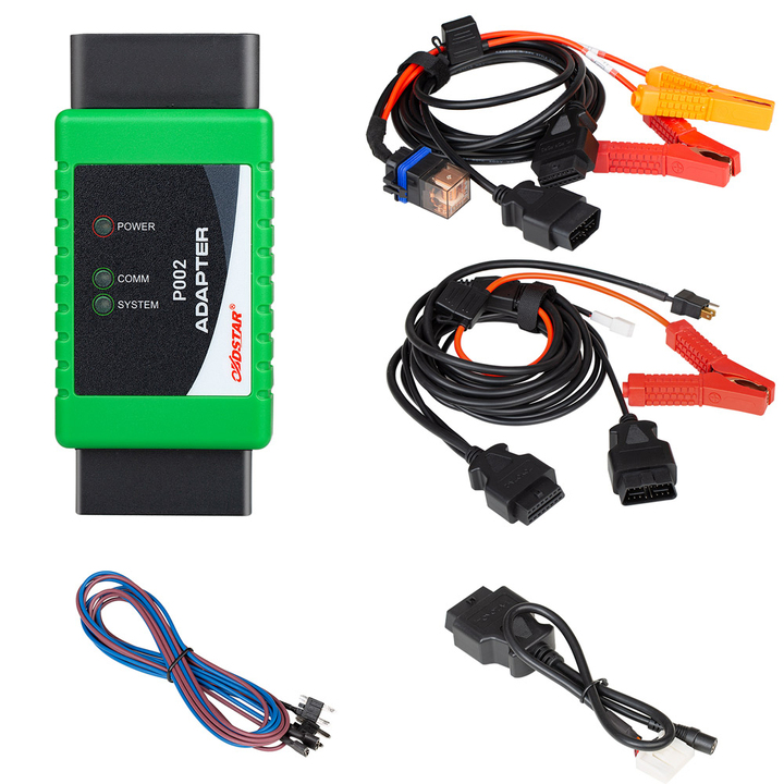 OBDSTAR P002 Adapter Full Package with TOYOTA 8A Cable + Ford All Key Lost Cable Work with X300 DP Plus/ X300 PRO4/ MS80