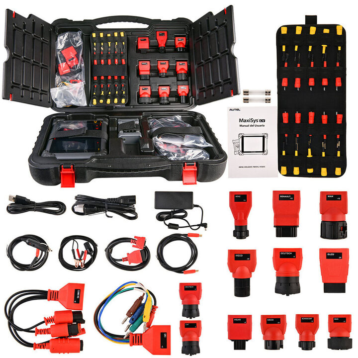 Autel MaxiSys MS908CV Heavy Duty Truck Diagnostic Tool for Commercial Vehicles With J2534 ECU Coding