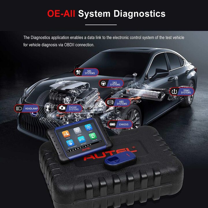Autel MaxiIM IM508S Key Programming Tool with XP200 Programmer, Bi-Directional Control Scan Tool with OE All System Diagnostics, 34 Special Services