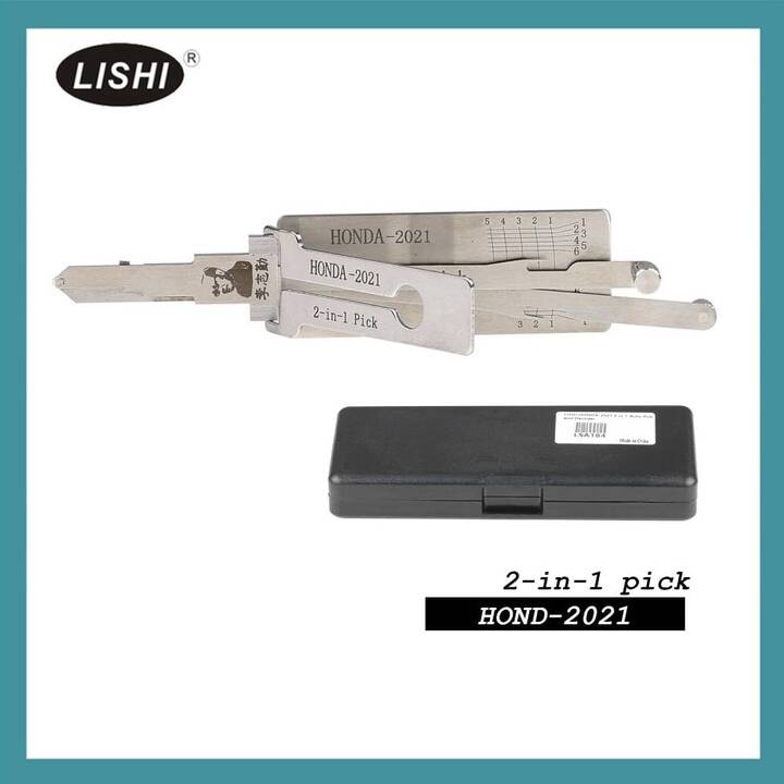 2023 New LISHI HONDA2021 Vertical Milling Latest Honda Thin Key 2-in-1 Tool