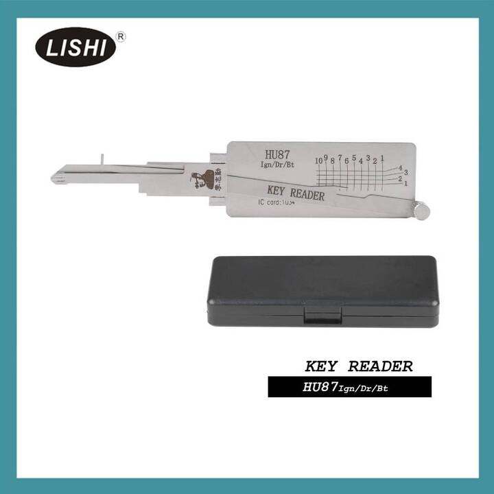 2023 New LISHI HU87 Direct Reading Flat Milling without Opening 2-in-1 Tool