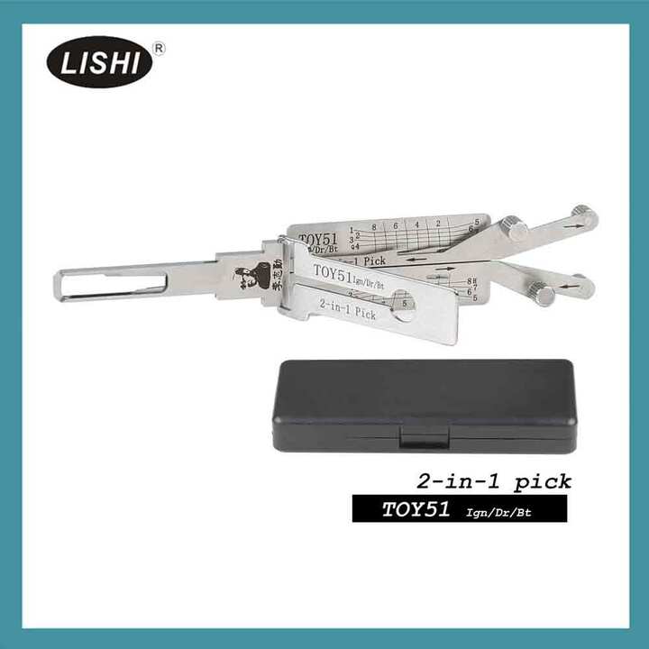 2023 New LISHI TOY51 Vertical Milling 8-bitting 4-track Renault 2-in-1 Tool