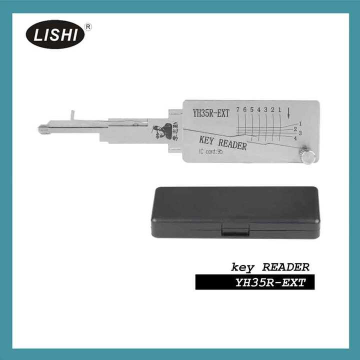 2023 New LISHI YH35R-EXT Reading Flat Milling Motorcycle Tool 2-in-1 Tool