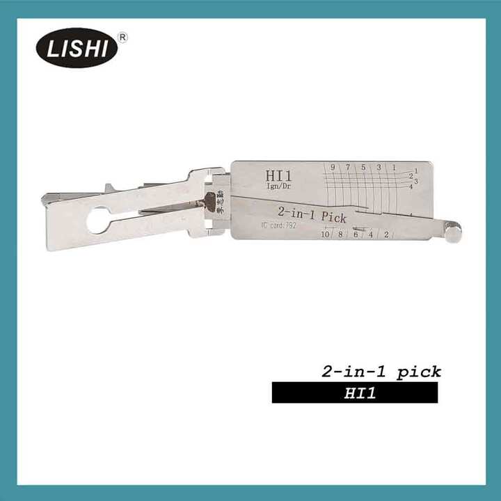 2023 New LISHI HI1 Flat Milling Hino 2-in-1 Tool