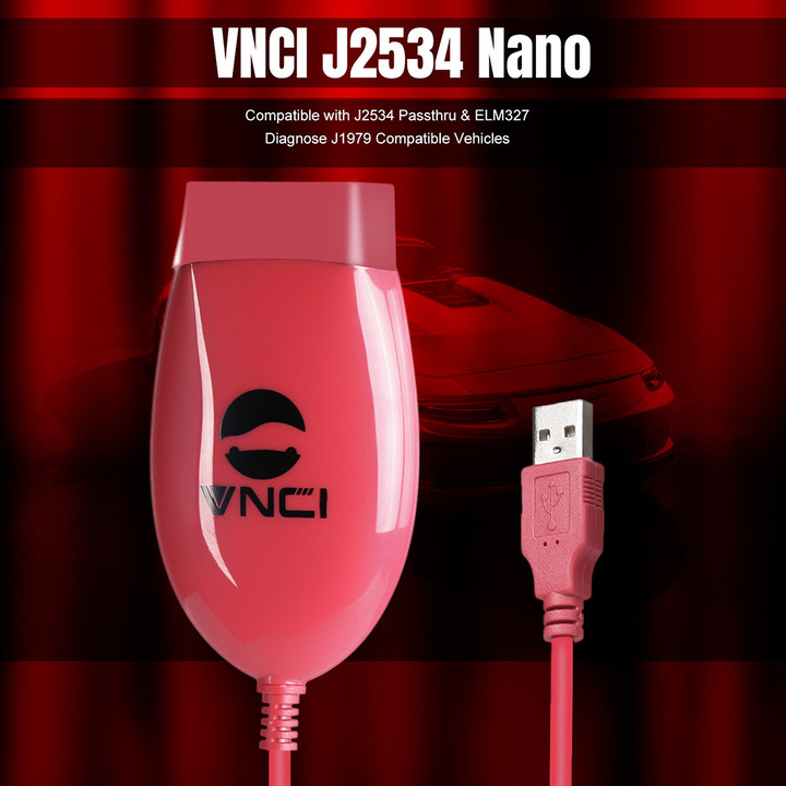 VNCI J2534 Nano Compatible with J2534 Passthru IDS HDS TIS Forscan SDD & ELM327 Diagnose J1979