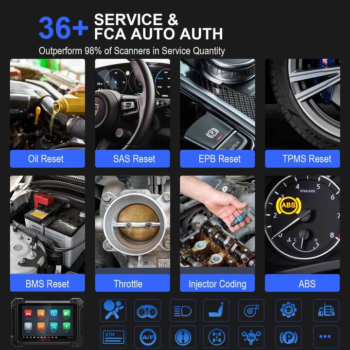 2023 New Autel MaxiCOM MK908 II OE-Level Full Systems Automotive Diagnostic Tool