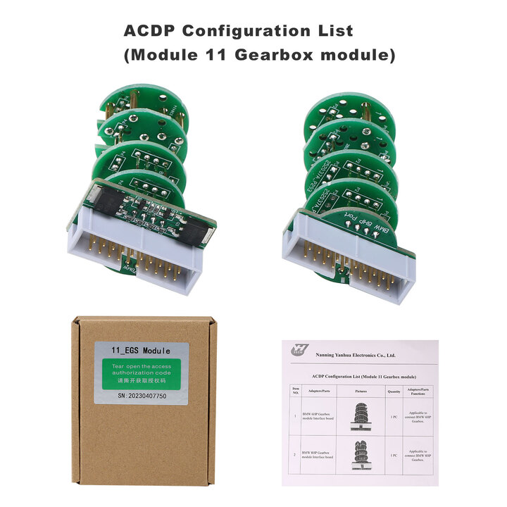 [ACDP BMW Full Pack] Yanhua Mini ACDP 2 Programming Master with Module 1, 2, 3, 4, 7, 8, 11 with License for BMW Key Programming Cluster Corretion