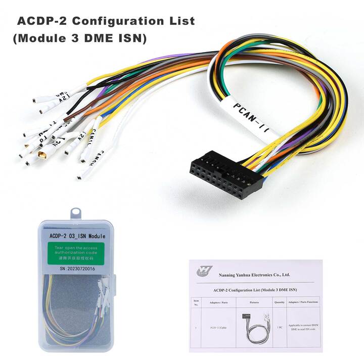 [ACDP BMW Full Pack] Yanhua Mini ACDP 2 Programming Master with Module 1, 2, 3, 4, 7, 8, 11 with License for BMW Key Programming Cluster Corretion