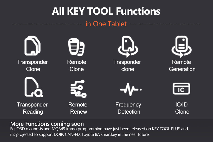 ALL KEY TOOL Functions