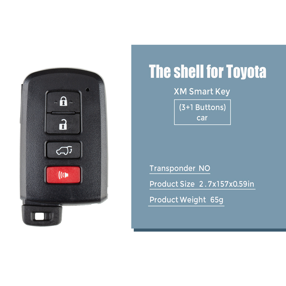 Xhorse VVDI Toyota XM Smart Key Shell