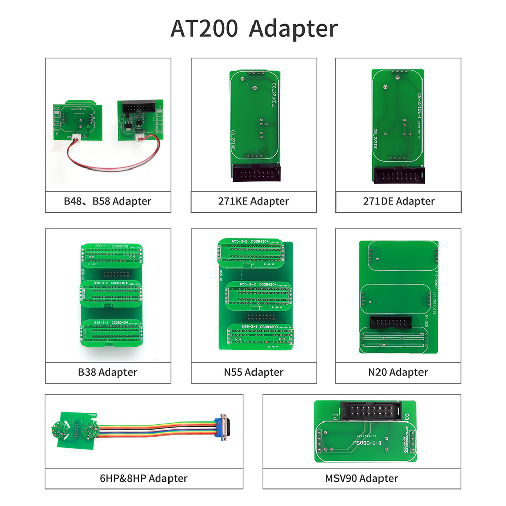 AT200 New Adapters Set No Need Disassembly