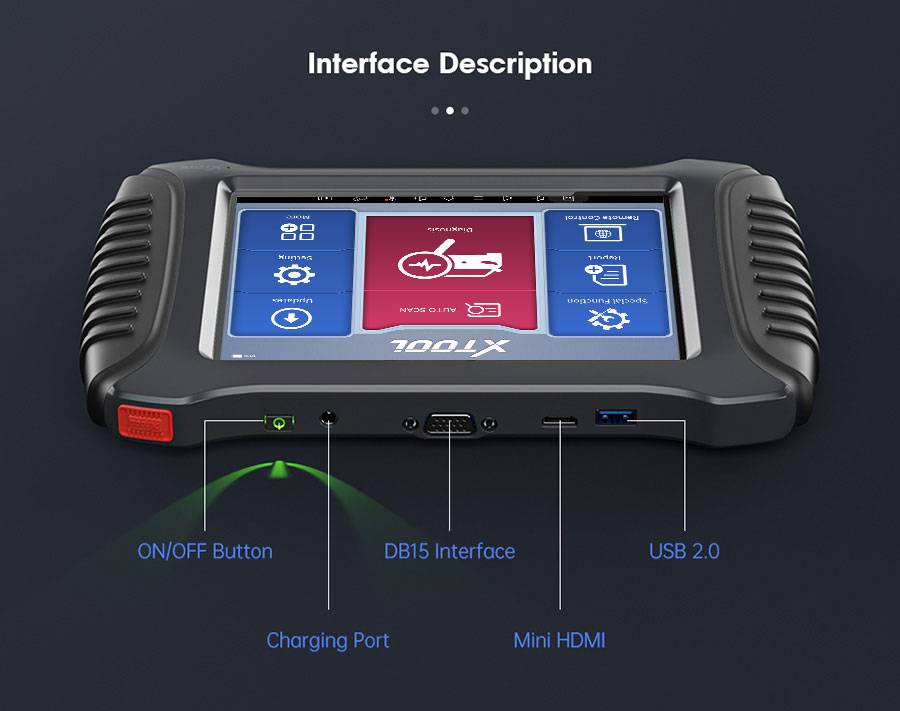 XTOOL A80 Pro Interface & Product Details
